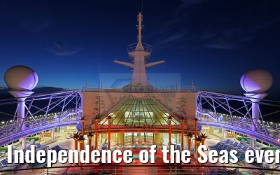 Independence of the Seas evening atmosphere Independence of the Seas evening atmosphere