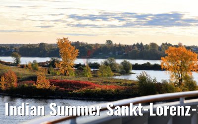 Indian Summer Sankt-Lorenz-Strom Impressionen 15.10.2019 Indian Summer Sankt-Lorenz-Strom Impressionen 15.10.2019