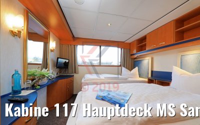 Kabine 117 Hauptdeck MS Sans Souci nach Renovierung mit Spots Kabine 117 Hauptdeck MS Sans Souci nach Renovierung mit Spots