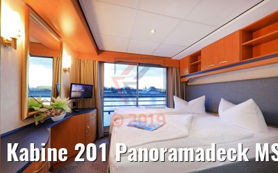 Kabine 201 Panoramadeck MS Sans Souci nach Renovierung, ohne Spots, Bett Doppel Kabine 201 Panoramadeck MS Sans Souci nach Renovierung, ohne Spots, Bett Doppel