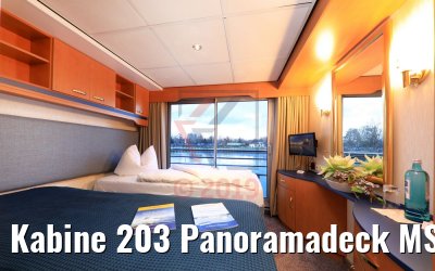 Kabine 203 Panoramadeck MS Sans Souci nach Renovierung, ohne Spots, Bett einel. Kabine 203 Panoramadeck MS Sans Souci nach Renovierung, ohne Spots, Bett einel.