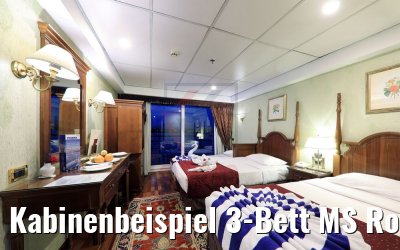 Kabinenbeispiel 3-Bett MS Royal Princess Deck 3 Kabinenbeispiel 3-Bett MS Royal Princess Deck 3