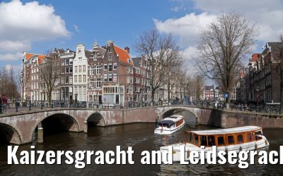 Kaizersgracht and Leidsegracht canals Amsterdam 03.04.2016 Kaizersgracht and Leidsegracht canals Amsterdam 03.04.2016