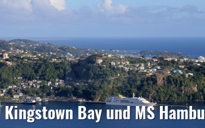 Kingstown Bay und MS Hamburg 25.01.2015 Kingstown Bay und MS Hamburg 25.01.2015