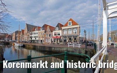 Korenmarkt and historic bridge Hoorn 04.04.2016 MS Alina Korenmarkt and historic bridge Hoorn 04.04.2016 MS Alina