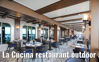 La Cucina restaurant outdoor area Norwegian Bliss La Cucina restaurant outdoor area Norwegian Bliss