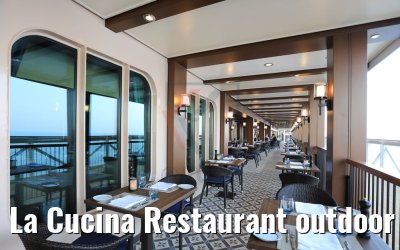 La Cucina Restaurant outdoor area Norwegian Bliss La Cucina Restaurant outdoor area Norwegian Bliss