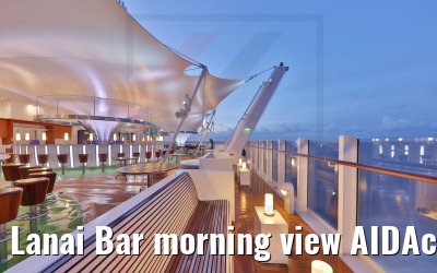 Lanai Bar morning view AIDAcosma Lanai Bar morning view AIDAcosma