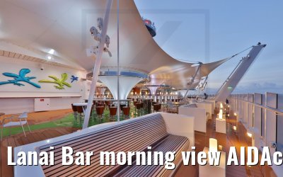 Lanai Bar morning view AIDAcosma Lanai Bar morning view AIDAcosma