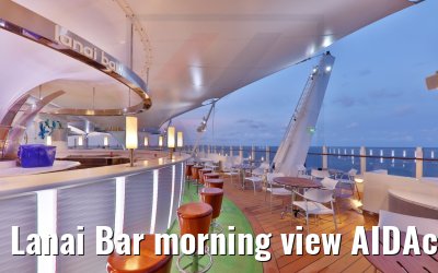 Lanai Bar morning view AIDAcosma Lanai Bar morning view AIDAcosma