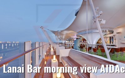 Lanai Bar morning view AIDAcosma Lanai Bar morning view AIDAcosma