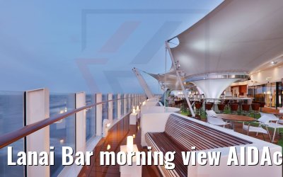 Lanai Bar morning view AIDAcosma Lanai Bar morning view AIDAcosma