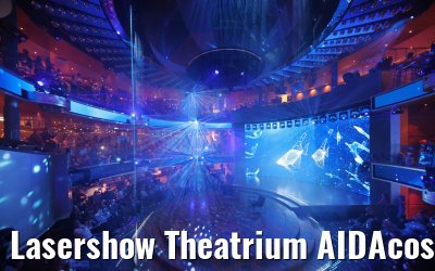 Lasershow Theatrium AIDAcosma Lasershow Theatrium AIDAcosma