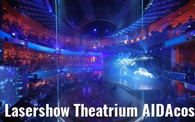 Lasershow Theatrium AIDAcosma Lasershow Theatrium AIDAcosma