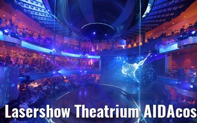 Lasershow Theatrium AIDAcosma Lasershow Theatrium AIDAcosma