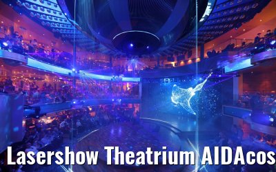 Lasershow Theatrium AIDAcosma Lasershow Theatrium AIDAcosma