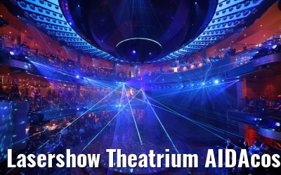 Lasershow Theatrium AIDAcosma Lasershow Theatrium AIDAcosma