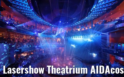 Lasershow Theatrium AIDAcosma Lasershow Theatrium AIDAcosma