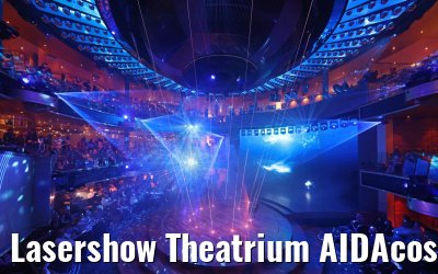 Lasershow Theatrium AIDAcosma Lasershow Theatrium AIDAcosma