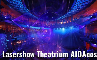 Lasershow Theatrium AIDAcosma Lasershow Theatrium AIDAcosma