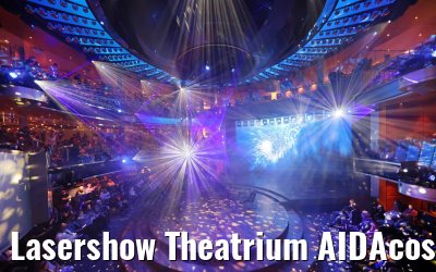 Lasershow Theatrium AIDAcosma Lasershow Theatrium AIDAcosma