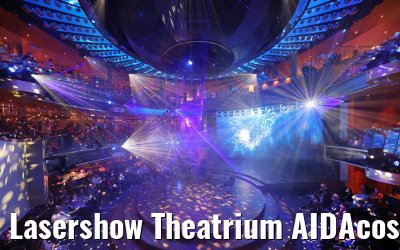 Lasershow Theatrium AIDAcosma Lasershow Theatrium AIDAcosma