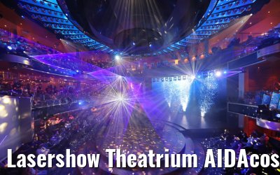 Lasershow Theatrium AIDAcosma Lasershow Theatrium AIDAcosma