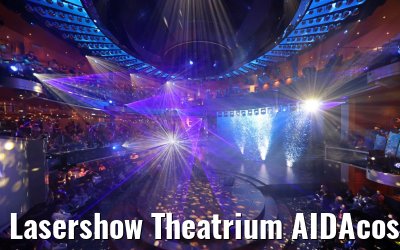 Lasershow Theatrium AIDAcosma Lasershow Theatrium AIDAcosma