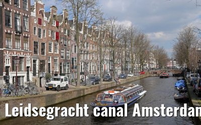 Leidsegracht canal Amsterdam Leidsegracht canal Amsterdam