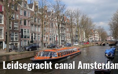 Leidsegracht canal Amsterdam Leidsegracht canal Amsterdam