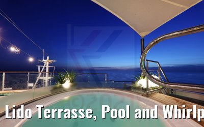 Lido Terrasse, Pool and Whirlpool Amadea blue hour 20.12.2011 Lido Terrasse, Pool and Whirlpool Amadea blue hour 20.12.2011