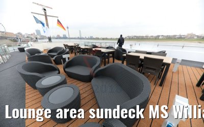 Lounge area sundeck MS William Wordsworth Lounge area sundeck MS William Wordsworth