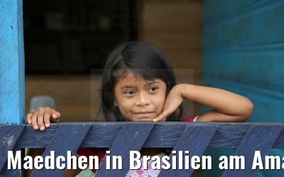 Maedchen in Brasilien am Amazonas 10.01.2015 Maedchen in Brasilien am Amazonas 10.01.2015