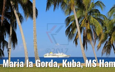 Maria la Gorda, Kuba, MS Hamburg 01.12.2017 Maria la Gorda, Kuba, MS Hamburg 01.12.2017