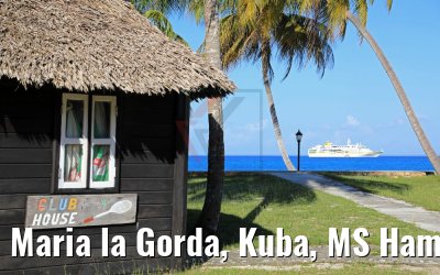 Maria la Gorda, Kuba, MS Hamburg 01.12.2017 Maria la Gorda, Kuba, MS Hamburg 01.12.2017