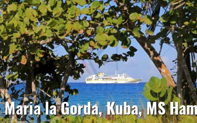 Maria la Gorda, Kuba, MS Hamburg 01.12.2017 Maria la Gorda, Kuba, MS Hamburg 01.12.2017