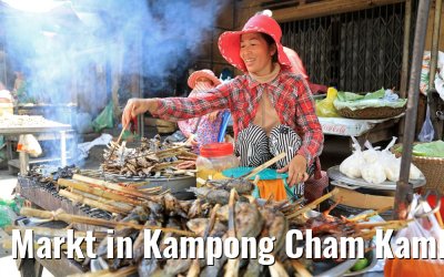 Markt in Kampong Cham Kambodscha 16.04.2017 Markt in Kampong Cham Kambodscha 16.04.2017