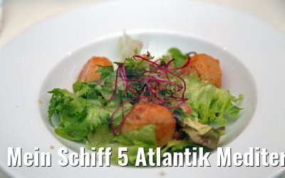 Mein Schiff 5 Atlantik Mediterran Zwischengericht Blattsalat mit Jakobsmuscheln und Nussdressing Mein Schiff 5 Atlantik Mediterran Zwischengericht Blattsalat mit Jakobsmuscheln und Nussdressing
