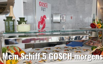 Mein Schiff 5 GOSCH morgens Mein Schiff 5 GOSCH morgens