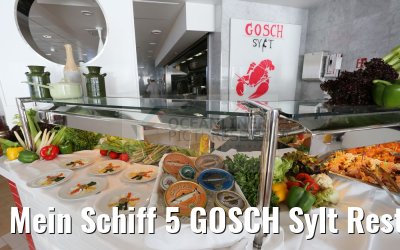 Mein Schiff 5 GOSCH Sylt Restaurant Mein Schiff 5 GOSCH Sylt Restaurant