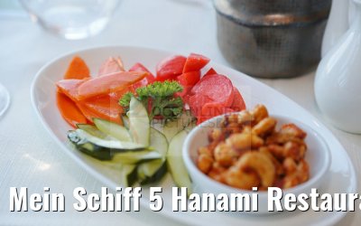 Mein Schiff 5 Hanami Restaurant by Tim Raue Gemüseplatte Mein Schiff 5 Hanami Restaurant by Tim Raue Gemüseplatte