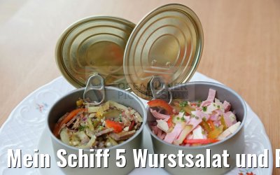 Mein Schiff 5 Wurstsalat und Rindfleischsalat im Schmankerl Mein Schiff 5 Wurstsalat und Rindfleischsalat im Schmankerl