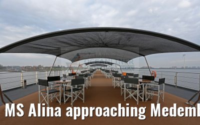 MS Alina approaching Medemblik, Netherlands, 04.04.2016 MS Alina approaching Medemblik, Netherlands, 04.04.2016