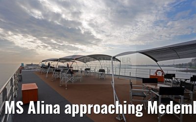 MS Alina approaching Medemblik, Netherlands, 04.04.2016 MS Alina approaching Medemblik, Netherlands, 04.04.2016