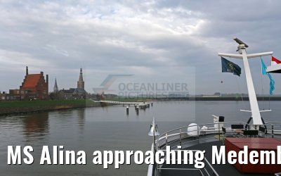 MS Alina approaching Medemblik, Netherlands, 04.04.2016 MS Alina approaching Medemblik, Netherlands, 04.04.2016
