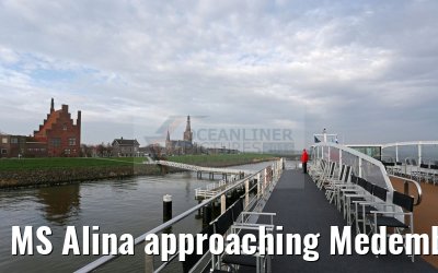 MS Alina approaching Medemblik, Netherlands, 04.04.2016 MS Alina approaching Medemblik, Netherlands, 04.04.2016