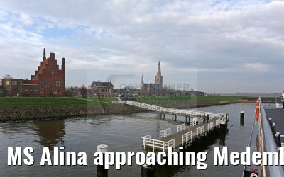 MS Alina approaching Medemblik, Netherlands, 04.04.2016 MS Alina approaching Medemblik, Netherlands, 04.04.2016