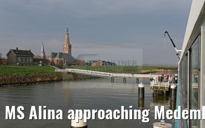 MS Alina approaching Medemblik, Netherlands, 04.04.2016 MS Alina approaching Medemblik, Netherlands, 04.04.2016