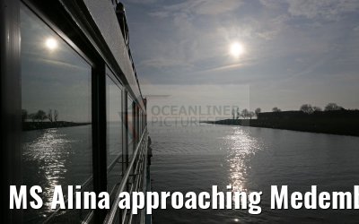 MS Alina approaching Medemblik, Netherlands, 04.04.2016 MS Alina approaching Medemblik, Netherlands, 04.04.2016