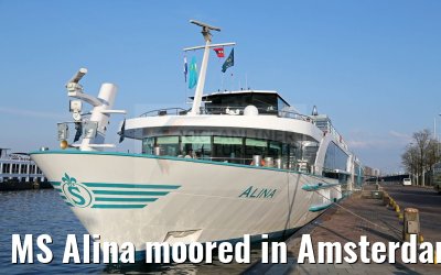 MS Alina moored in Amsterdam 03.04.2016 MS Alina moored in Amsterdam 03.04.2016